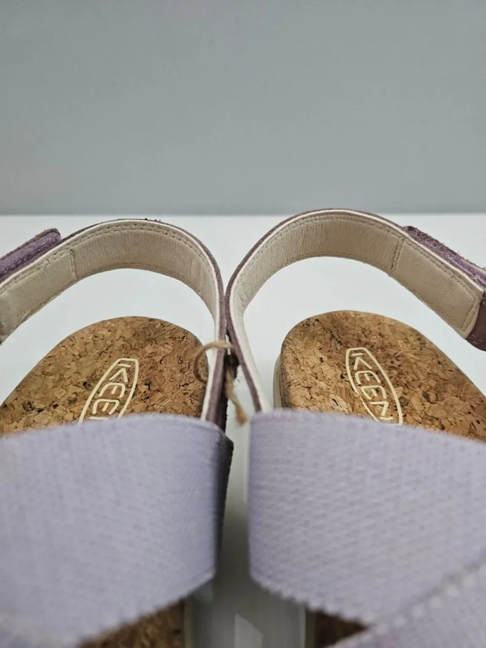 Keen Elle Criss Cross Slingback Sandal Womens 9.5 Purple Comfort Platform NEW